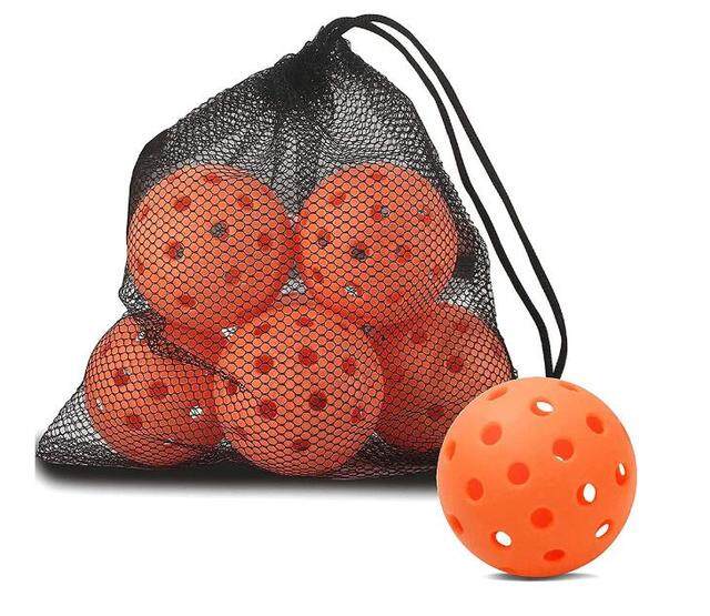 Pickleball Ball Set 74mm 40 Holes Outdoor