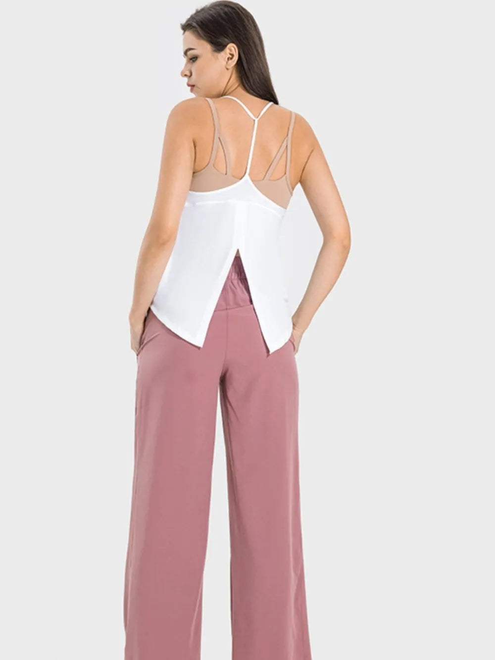 Millennia Slit Spaghetti Strap