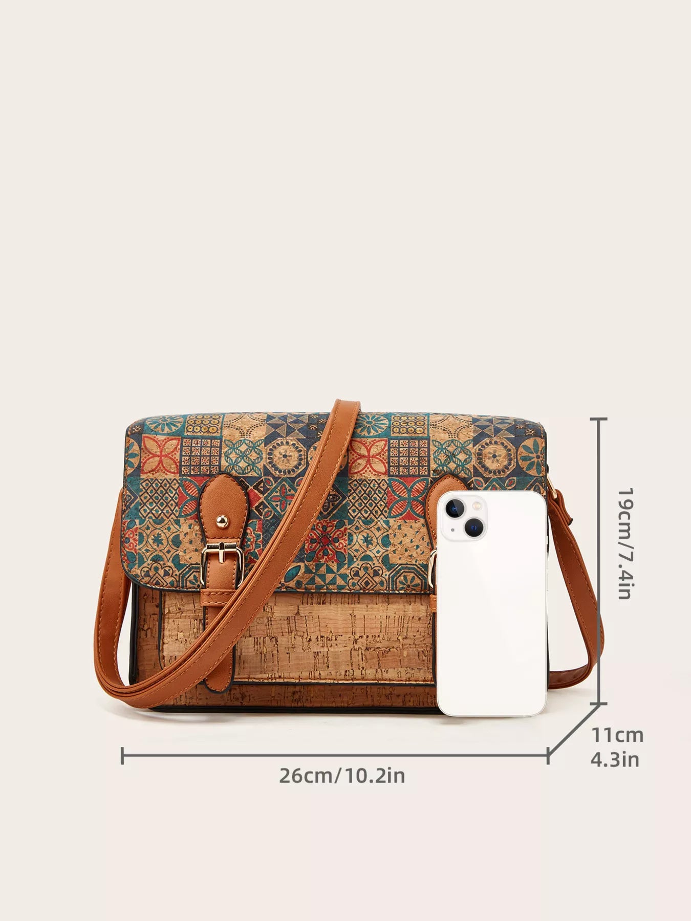 Vintage Pattern PU Leather