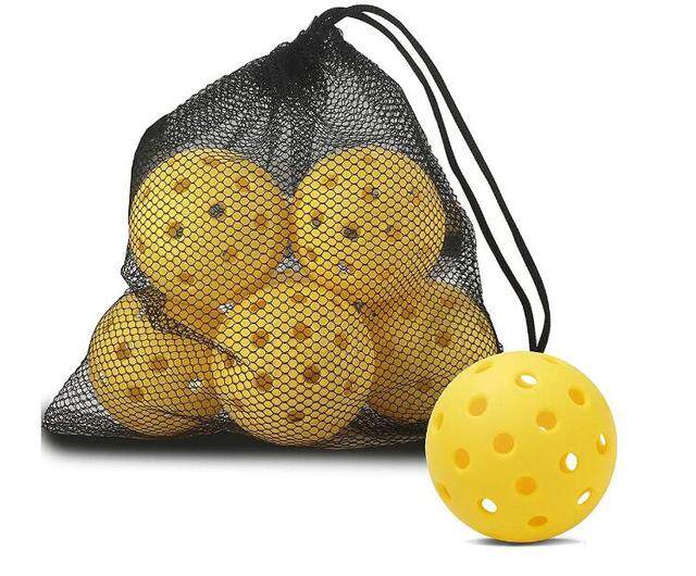 Pickleball Ball Set 74mm 40 Holes Outdoor