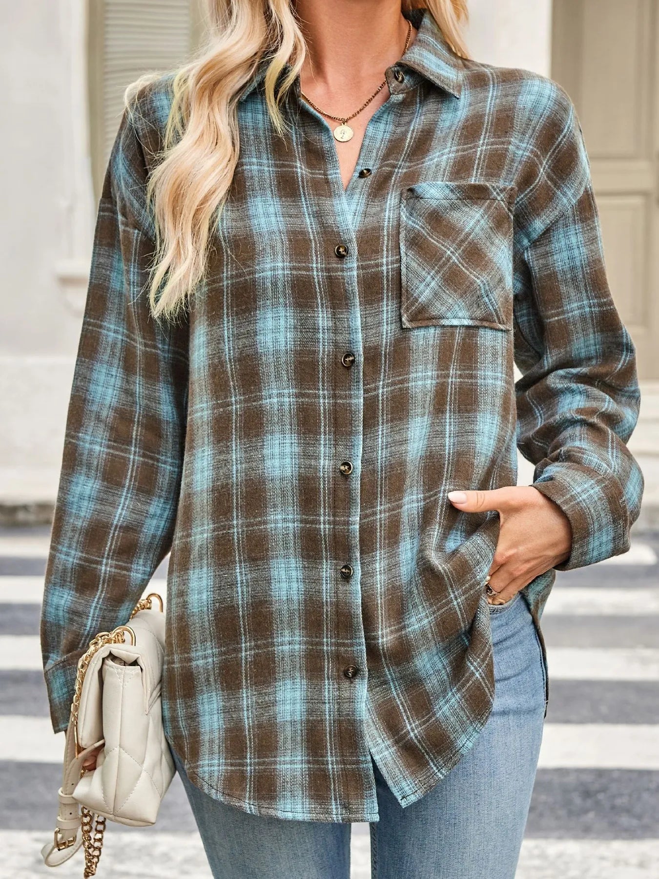 Plaid Button Up