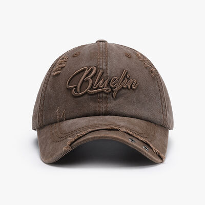 Embroidered Letter Cotton Baseball Cap