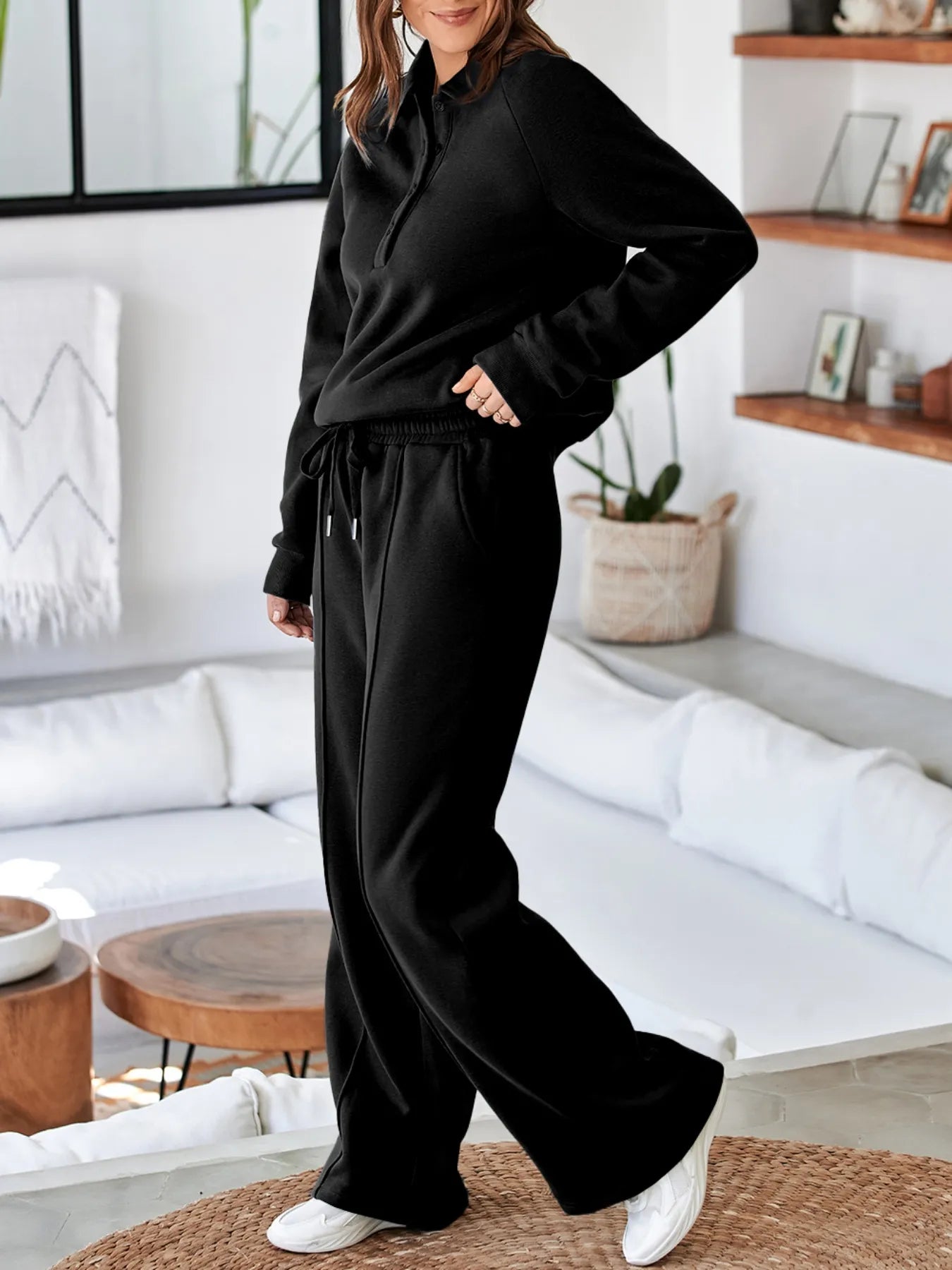 Collared Sweatshirt