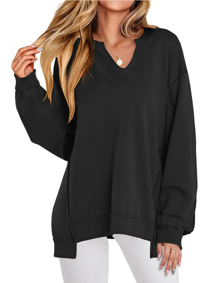 Notched Long Sleeve