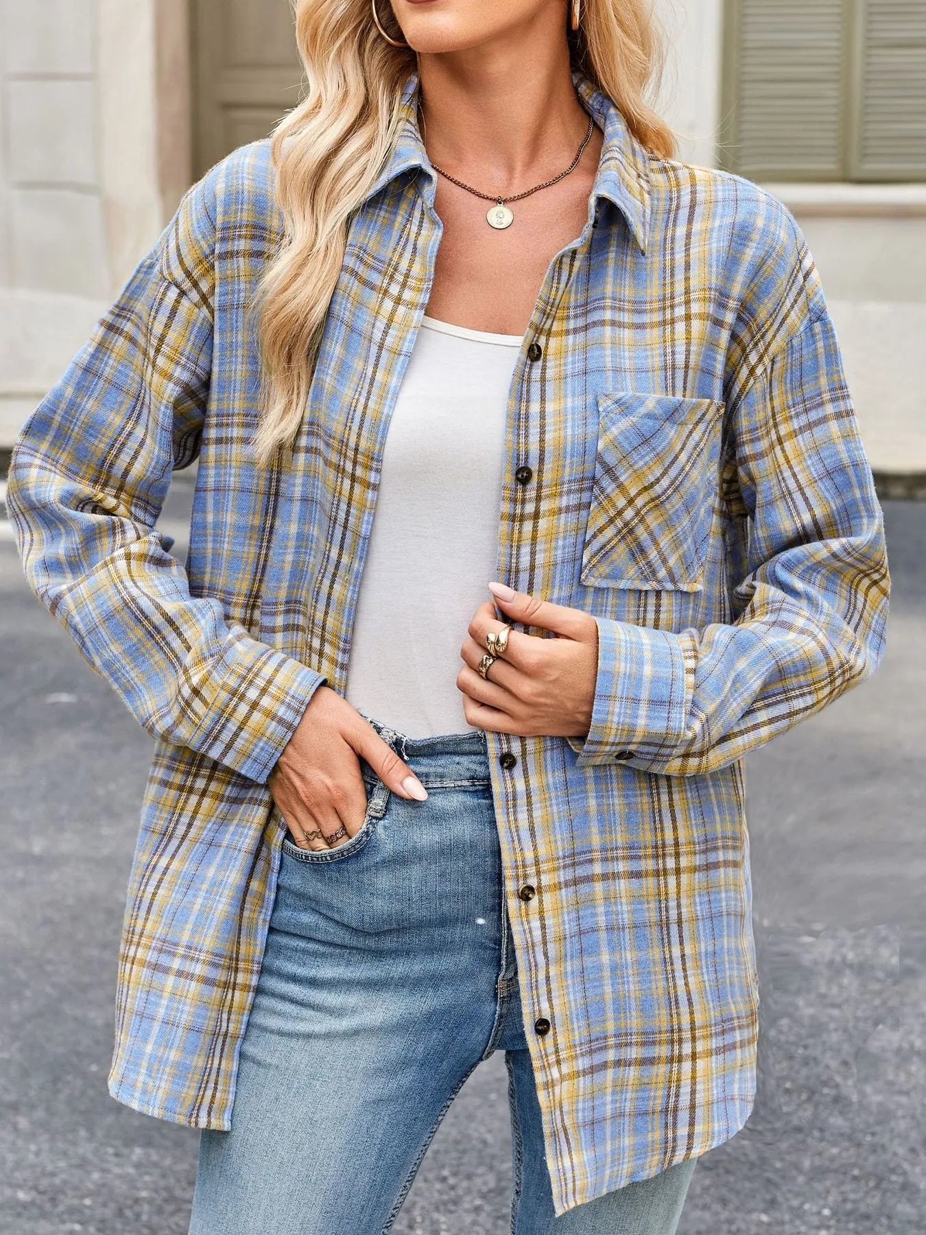 Plaid Button Up