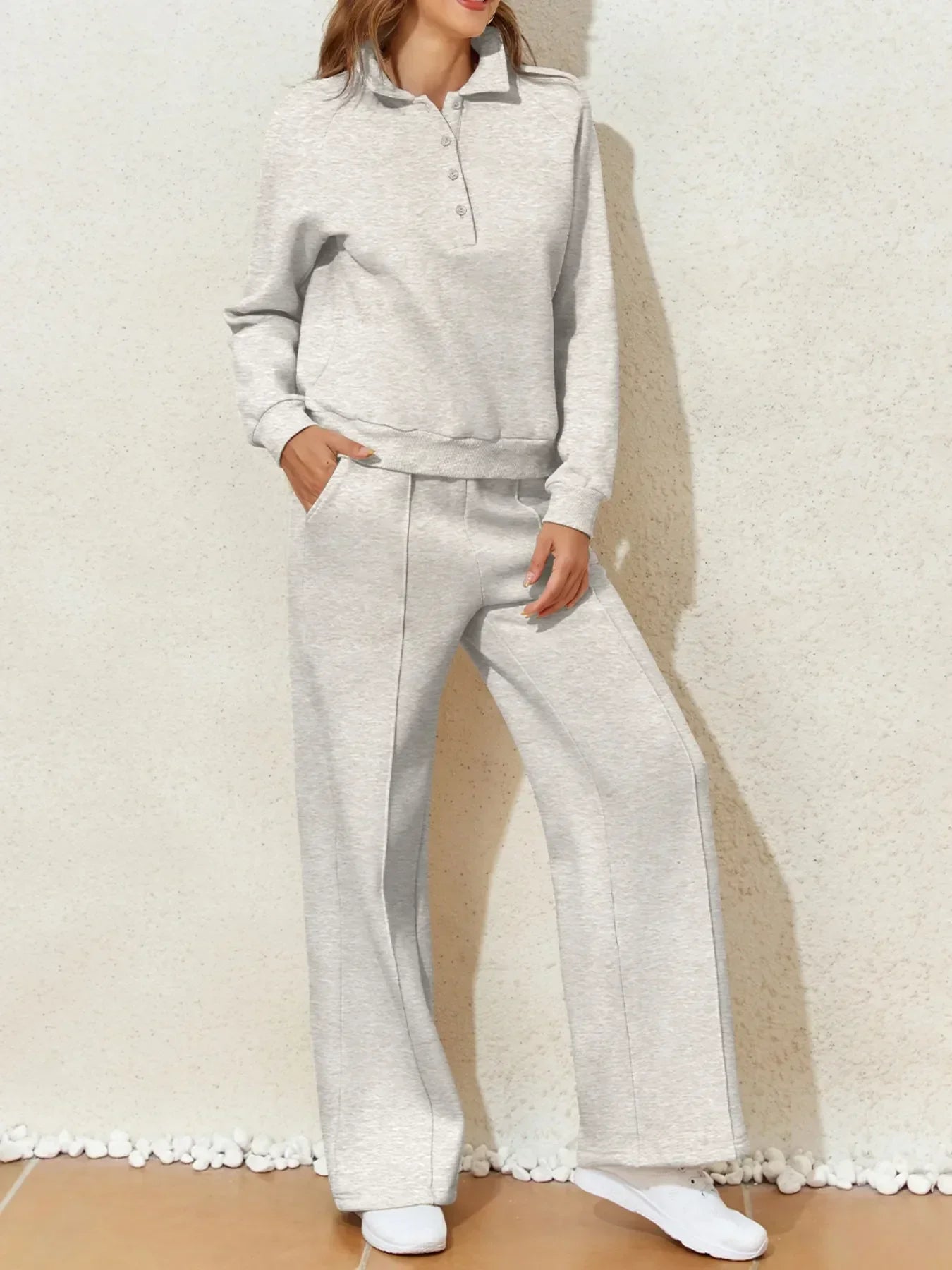 Collared Sweatshirt