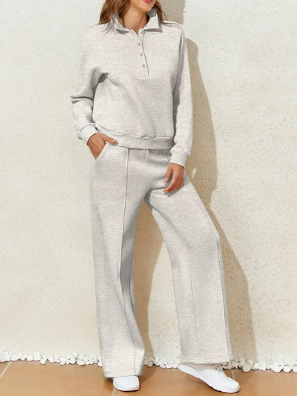 Collared Sweatshirt