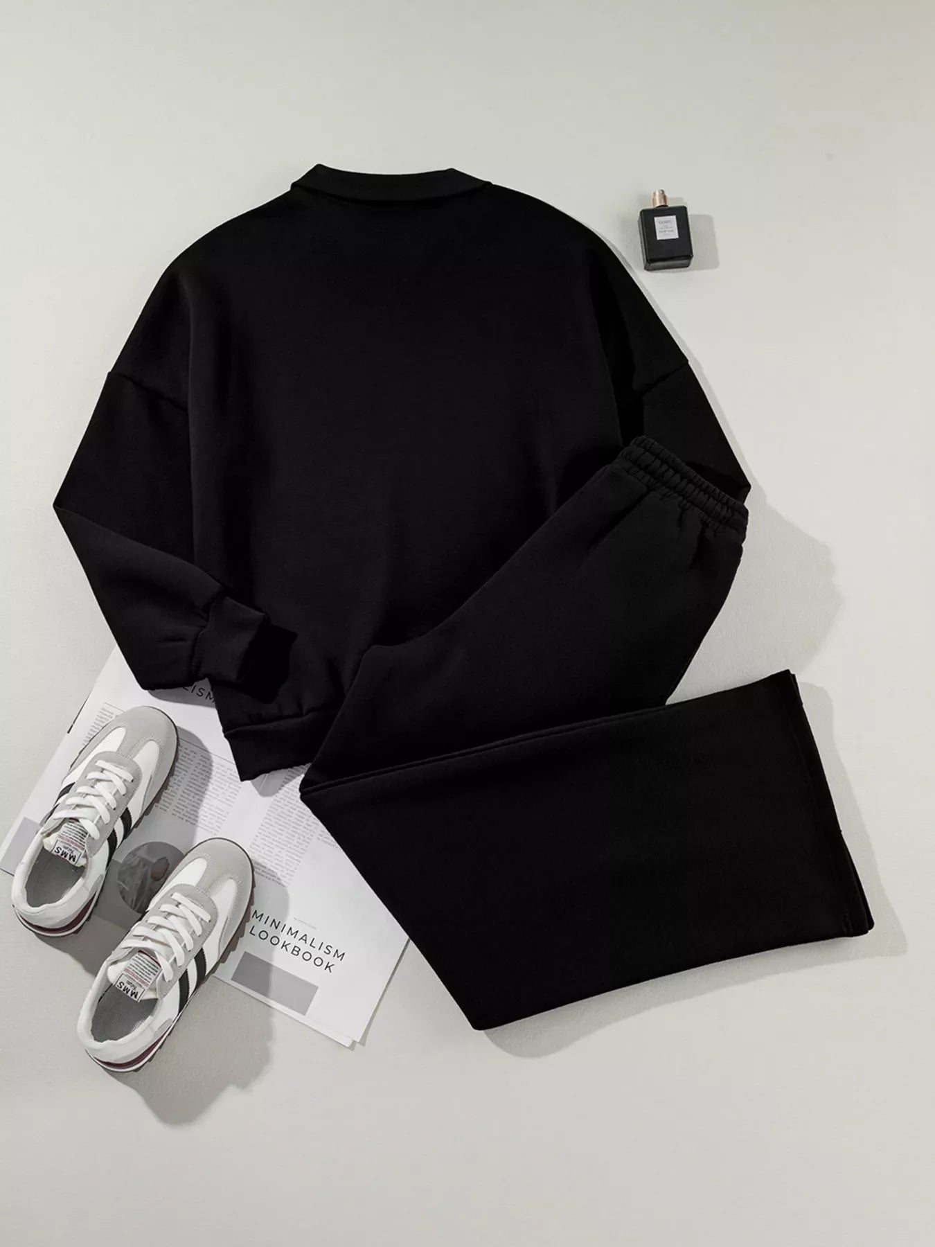Drop Shoulder Zip Up Jacket