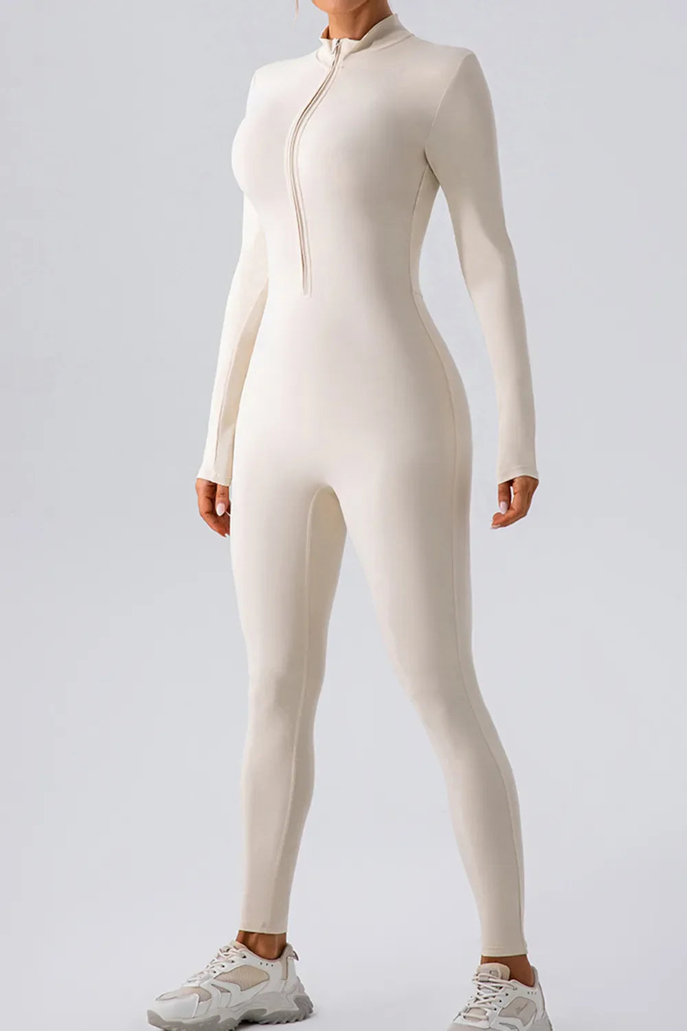 Half Zip Mock Neck