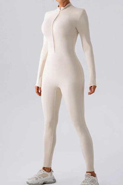 Half Zip Mock Neck