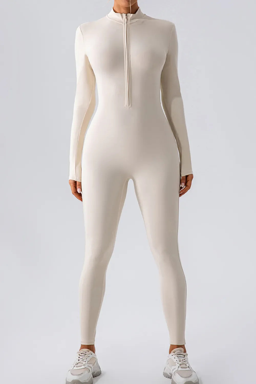 Half Zip Mock Neck