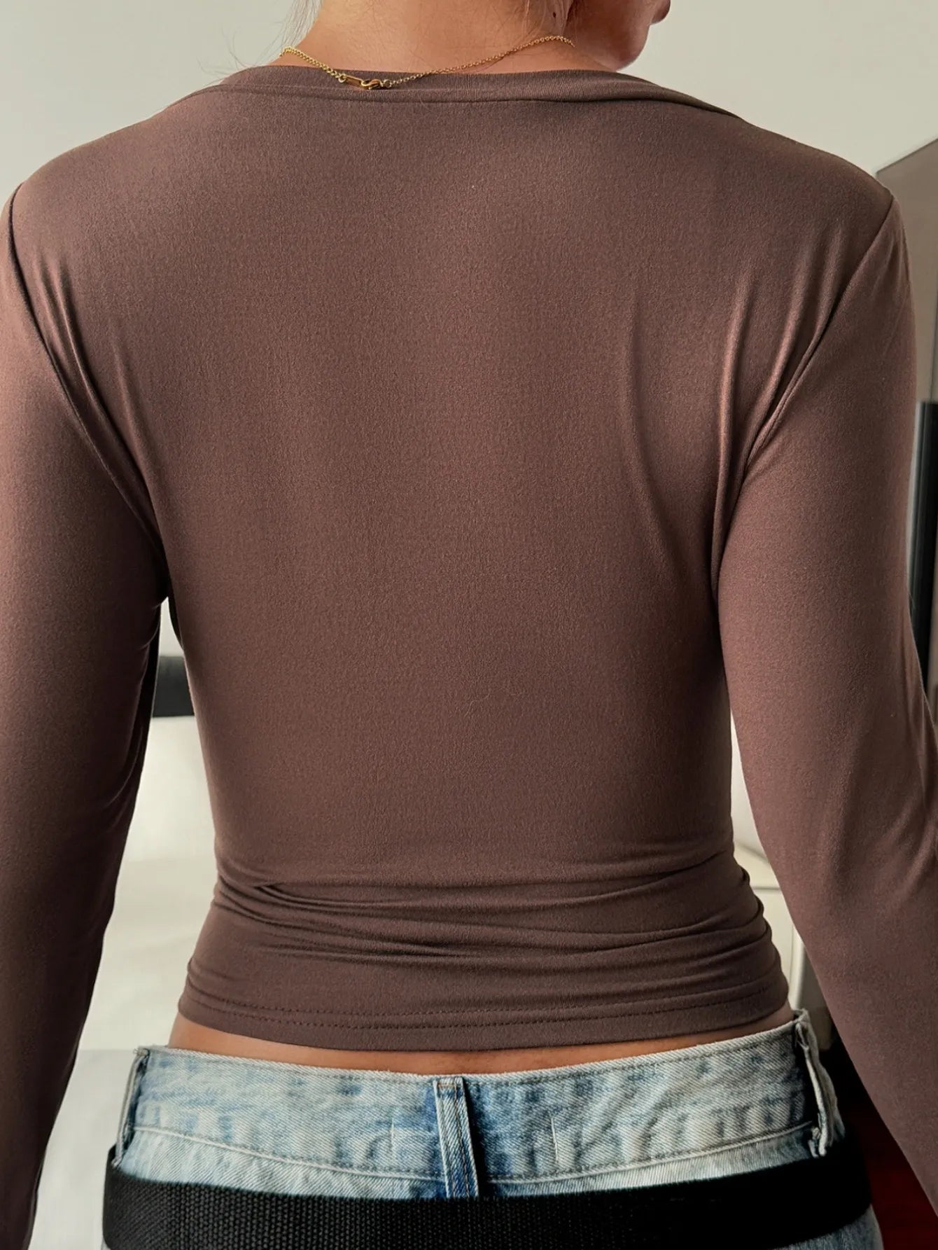 V-Neck Long Sleeve