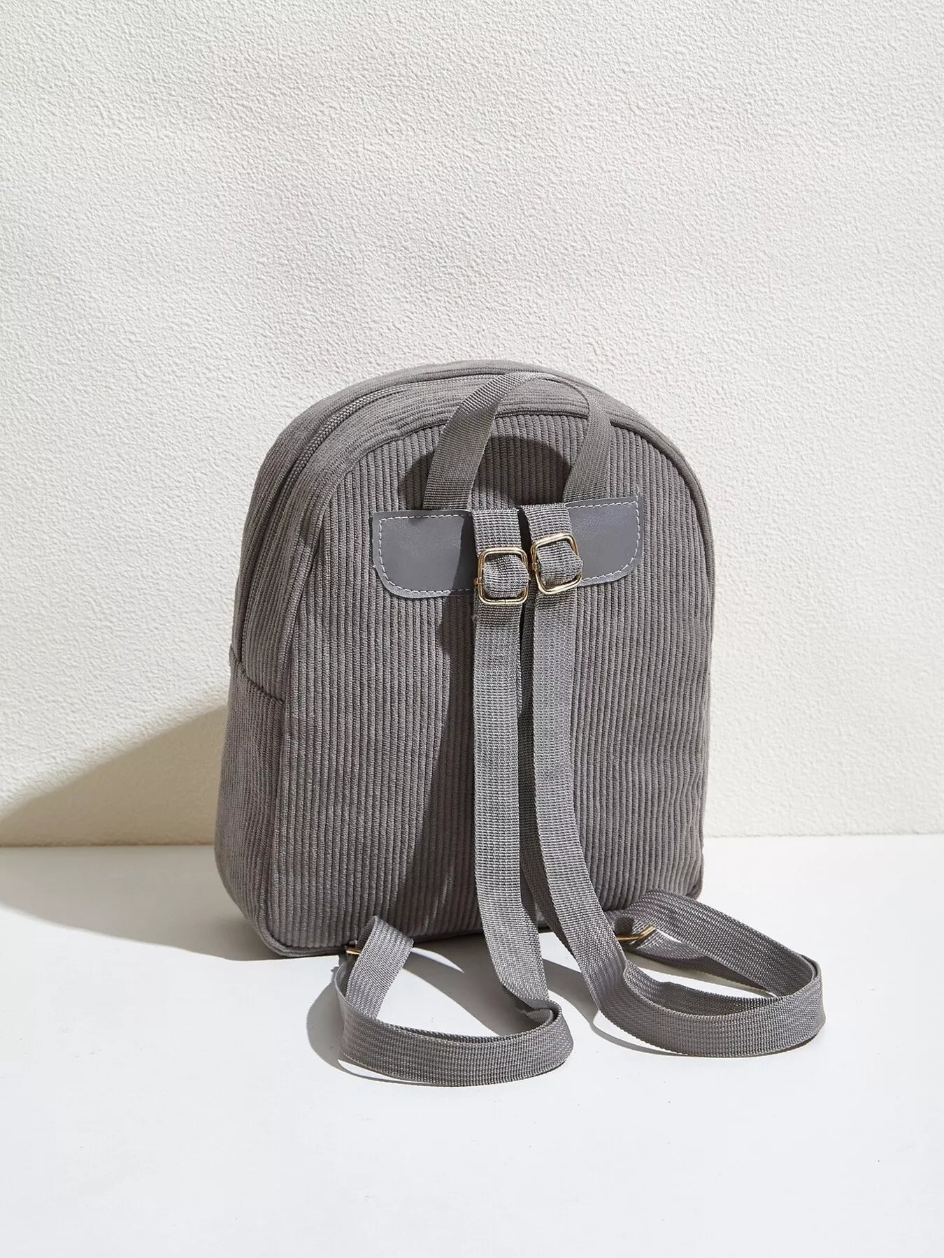 Casual Corduroy Backpack