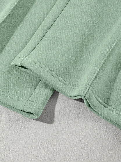 Drop Shoulder Zip Up Jacket
