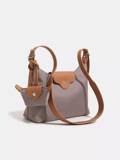 Nylon Hobo Shoulder Bag