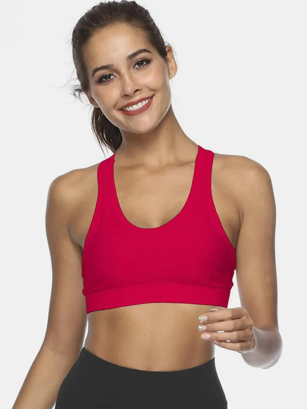 Cutout Scoop Neck Active Tank - Stylish & Comfortable Workout Top