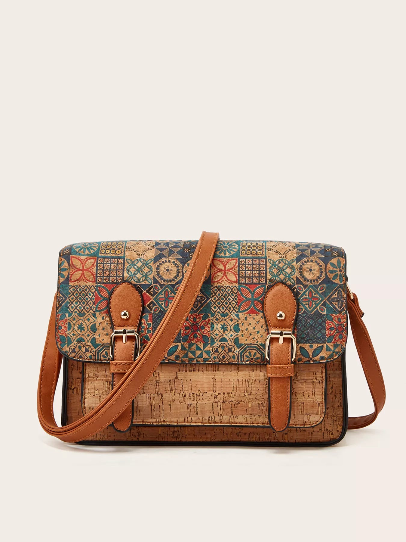 Vintage Pattern PU Leather