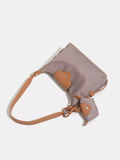 Nylon Hobo Shoulder Bag