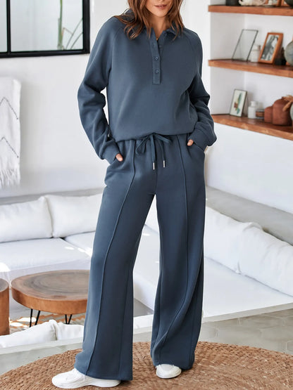 Collared Sweatshirt