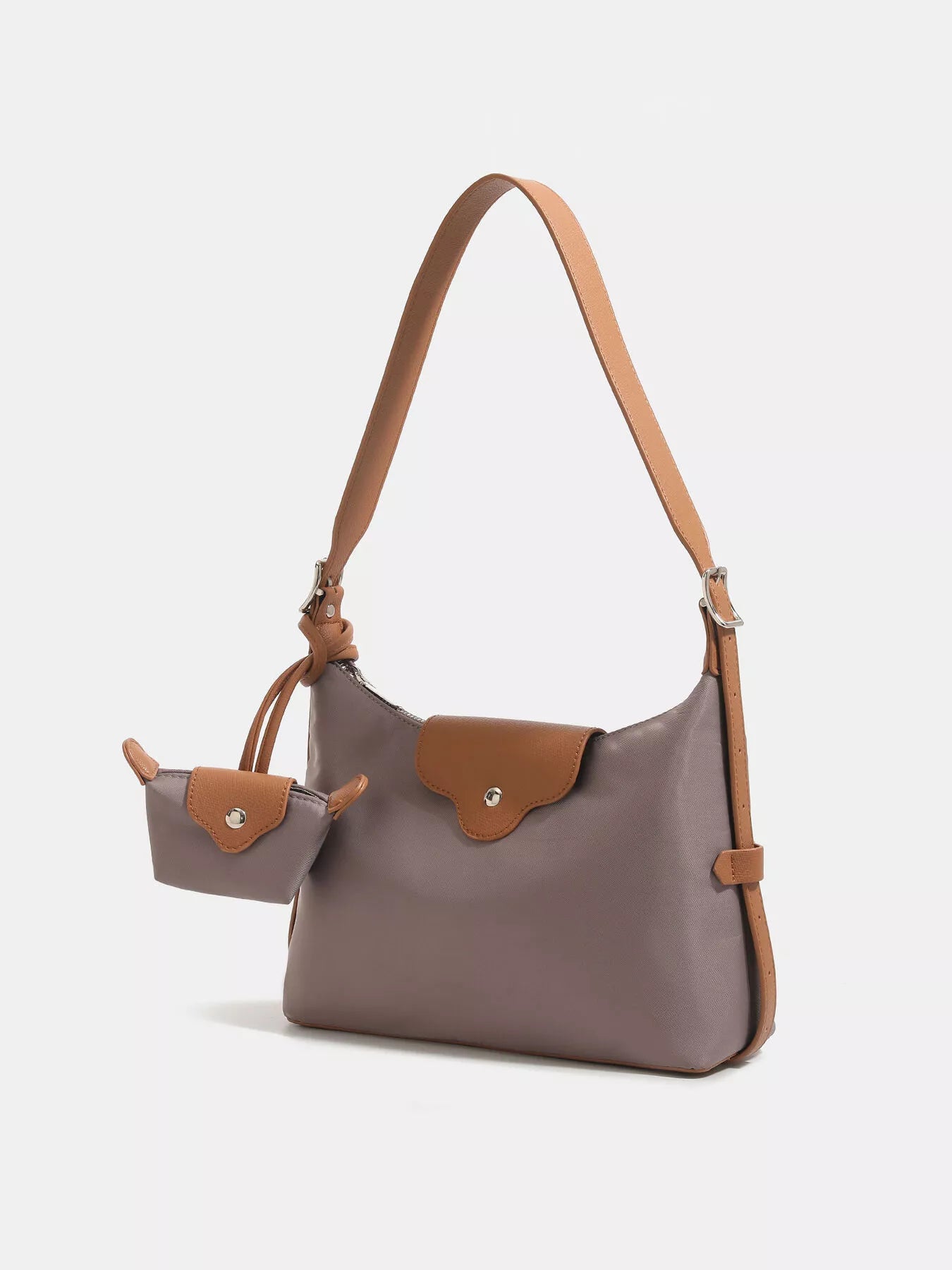 Nylon Hobo Shoulder Bag