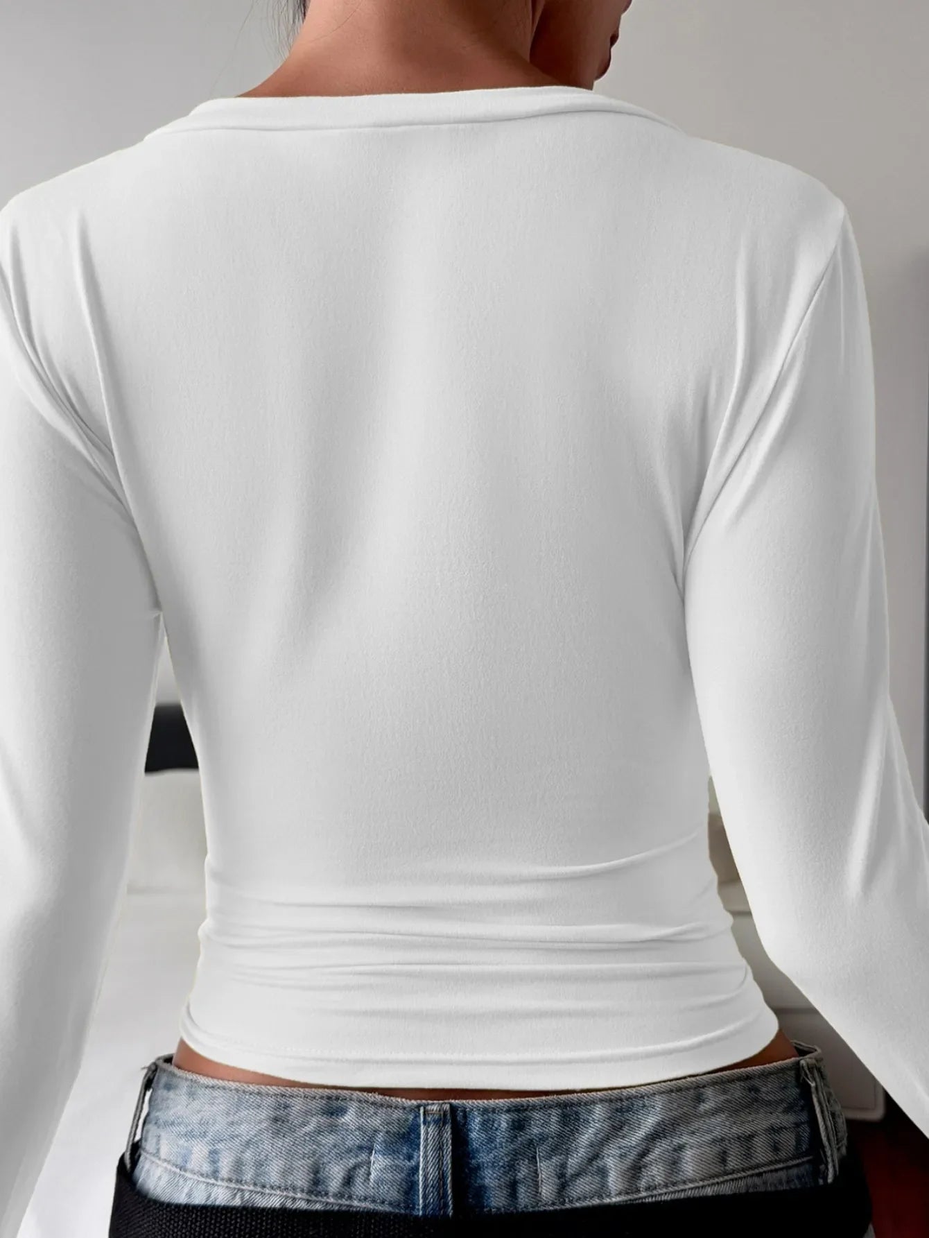 V-Neck Long Sleeve