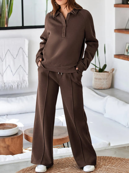 Collared Sweatshirt