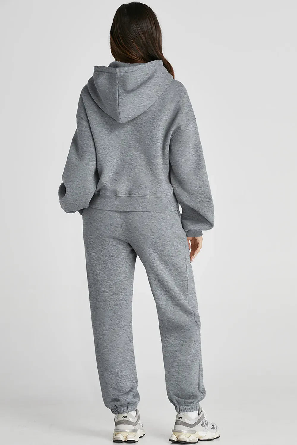 Dropped Shoulder Hooded Top