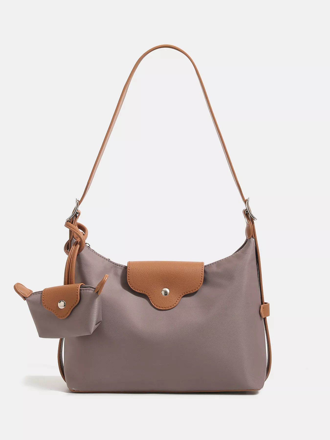 Nylon Hobo Shoulder Bag