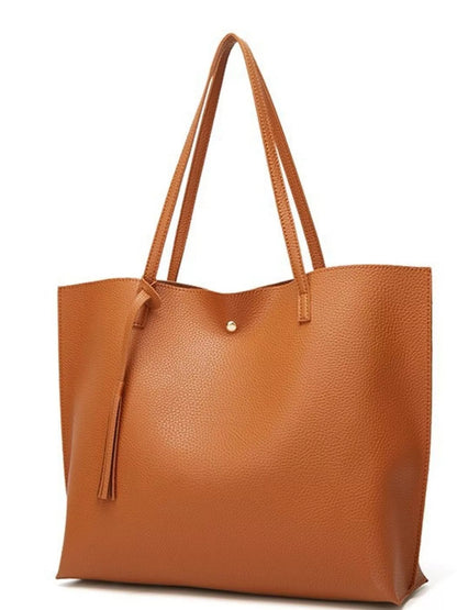 PU Leather Tote Bag