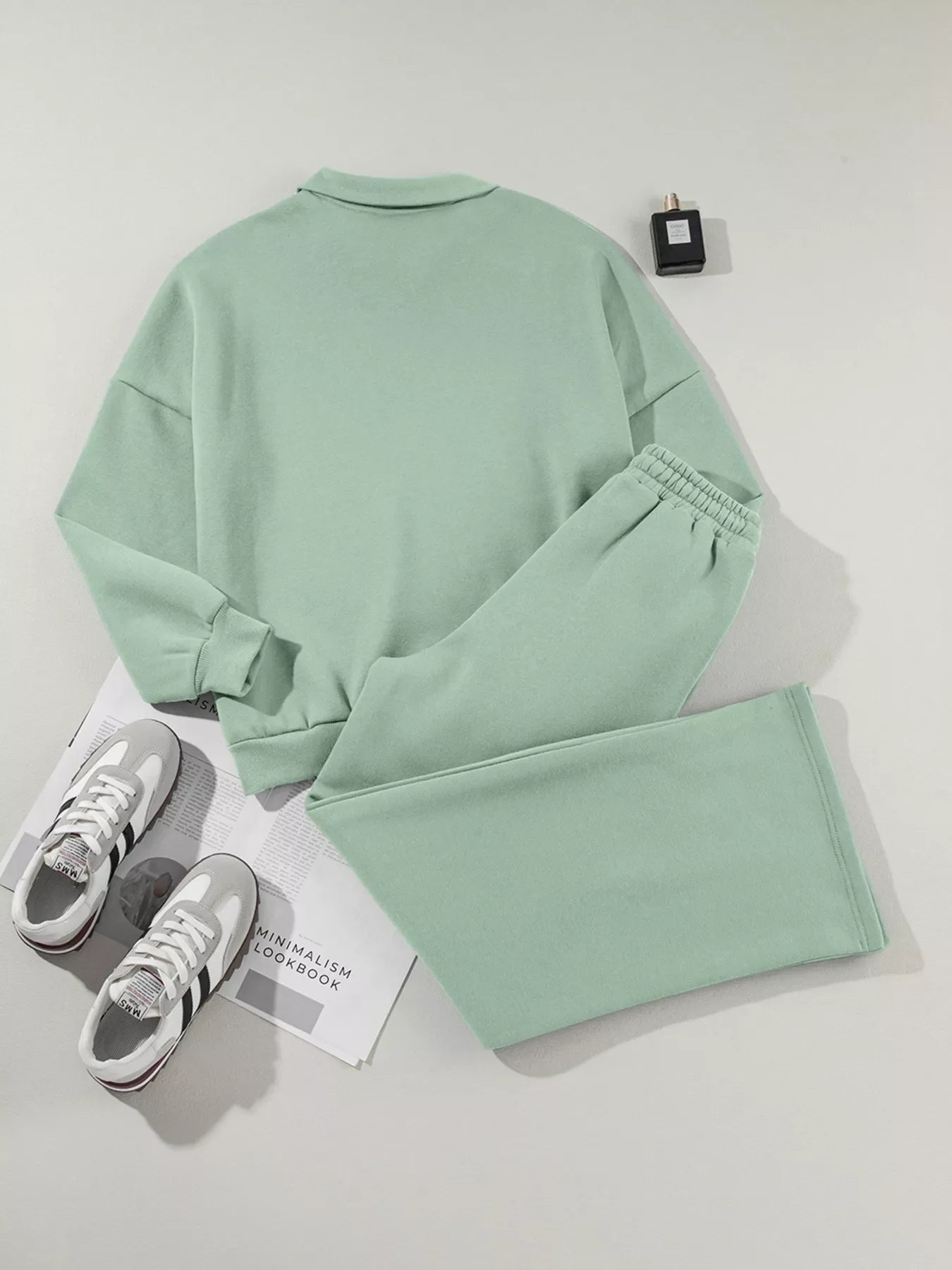 Drop Shoulder Zip Up Jacket