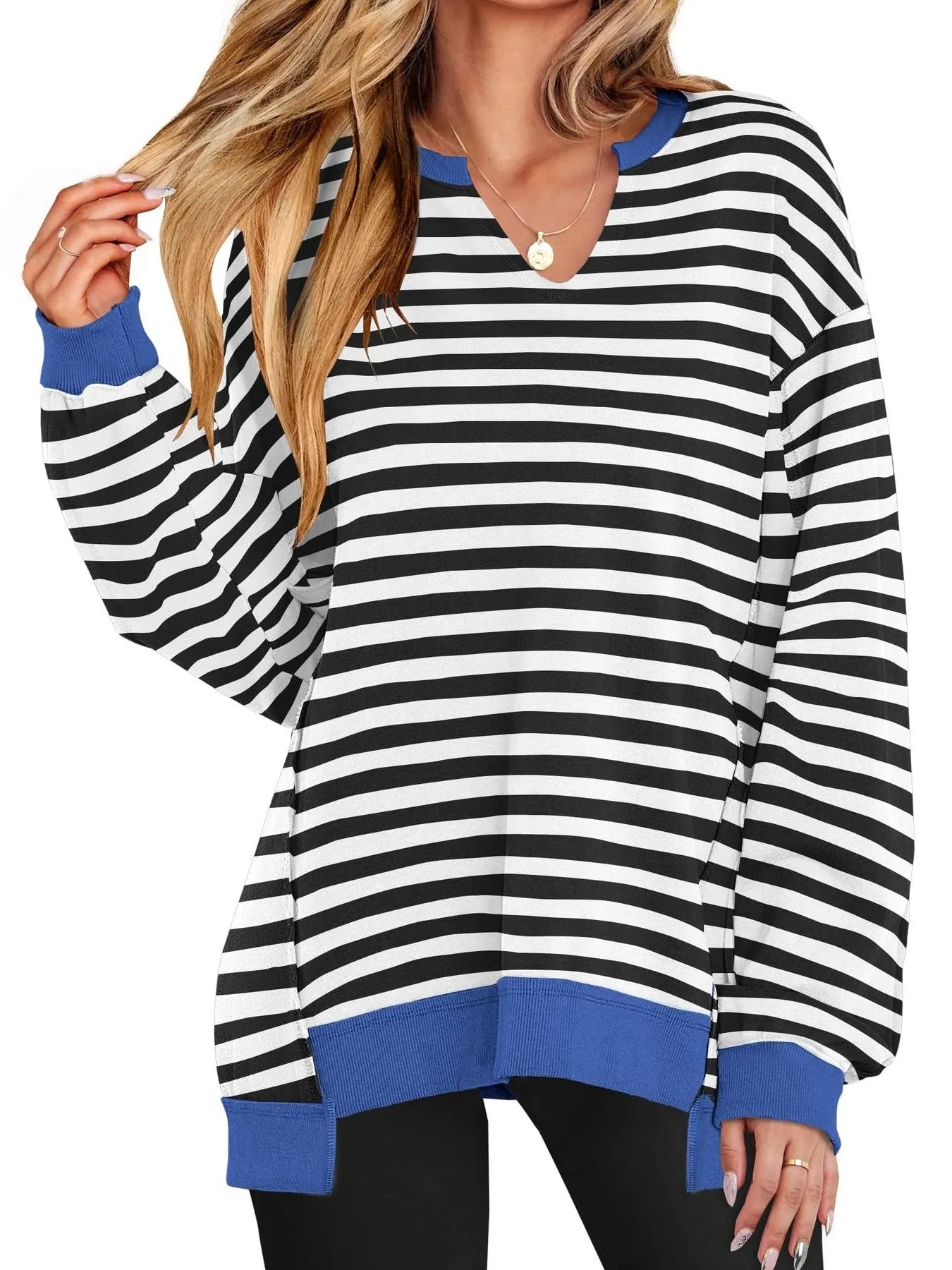 Notched Long Sleeve