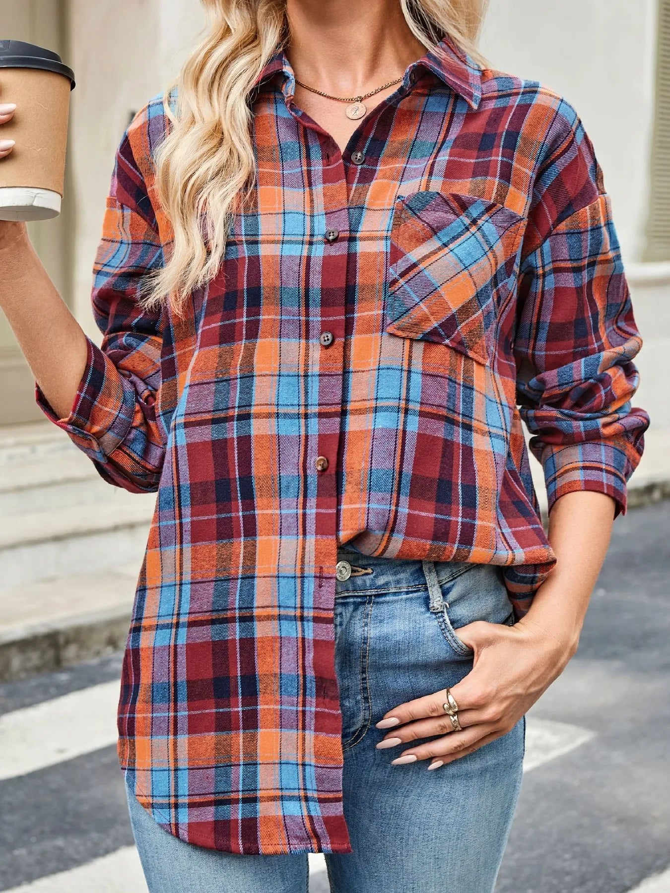 Plaid Button Up