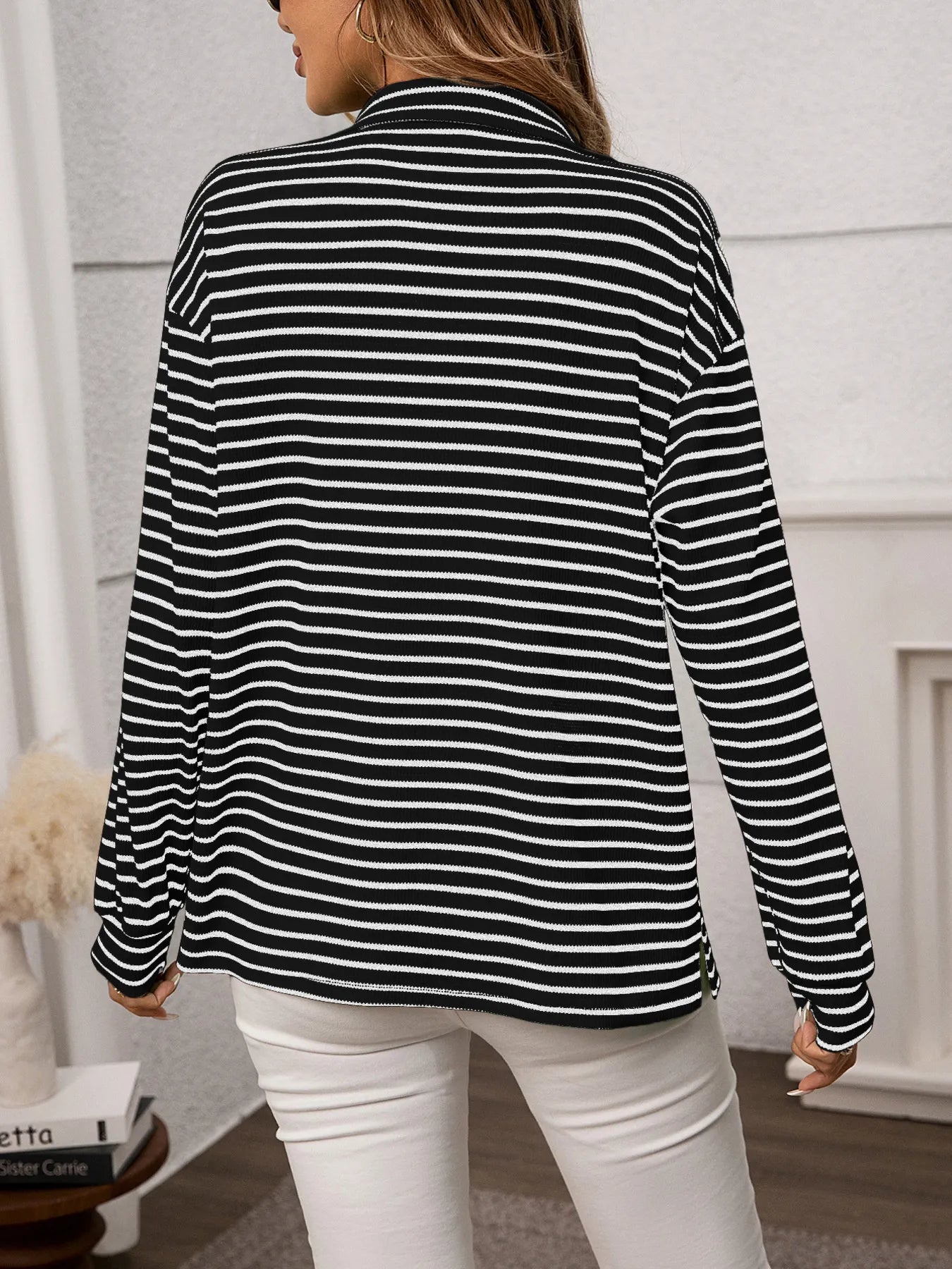 Striped Button Up