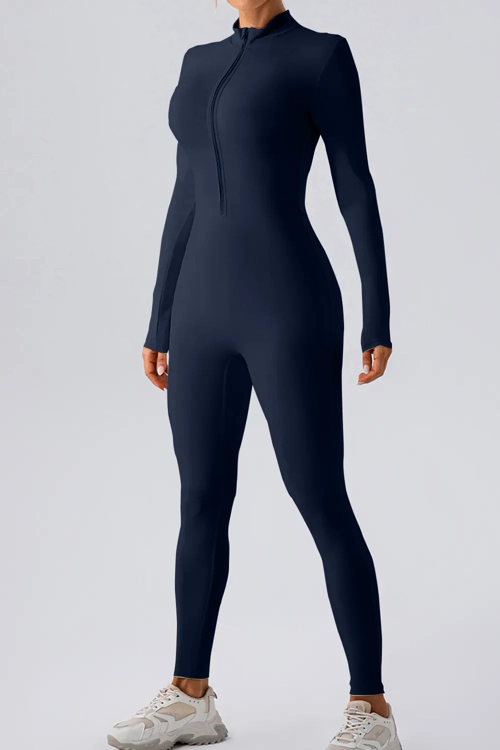 Half Zip Mock Neck