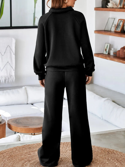 Collared Sweatshirt