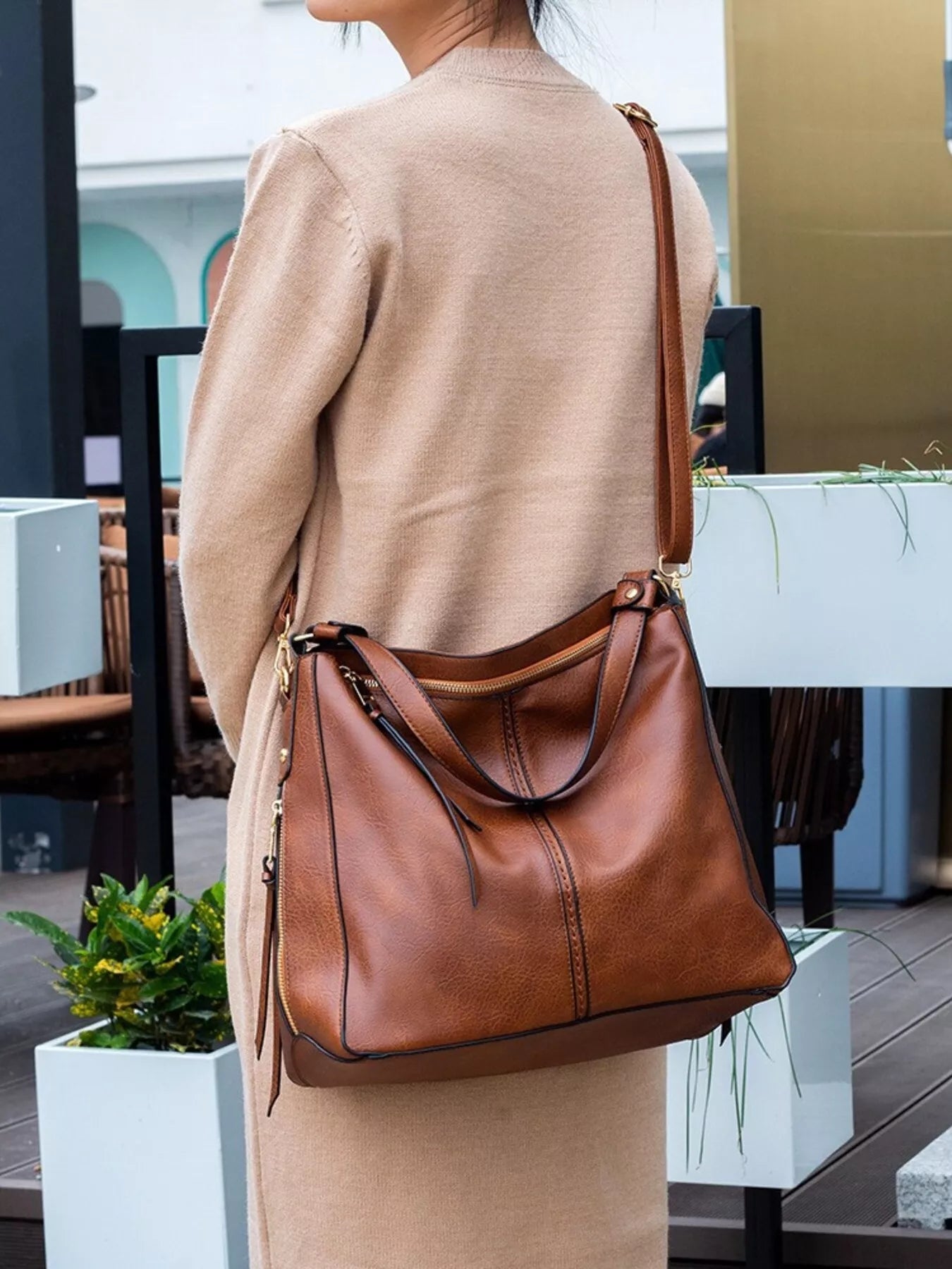 Classic PU Leather Tote