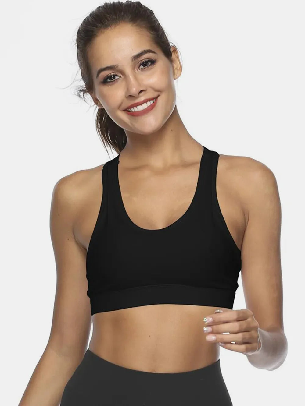 Cutout Scoop Neck Active Tank - Stylish & Comfortable Workout Top