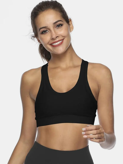 Cutout Scoop Neck Active Tank - Stylish & Comfortable Workout Top