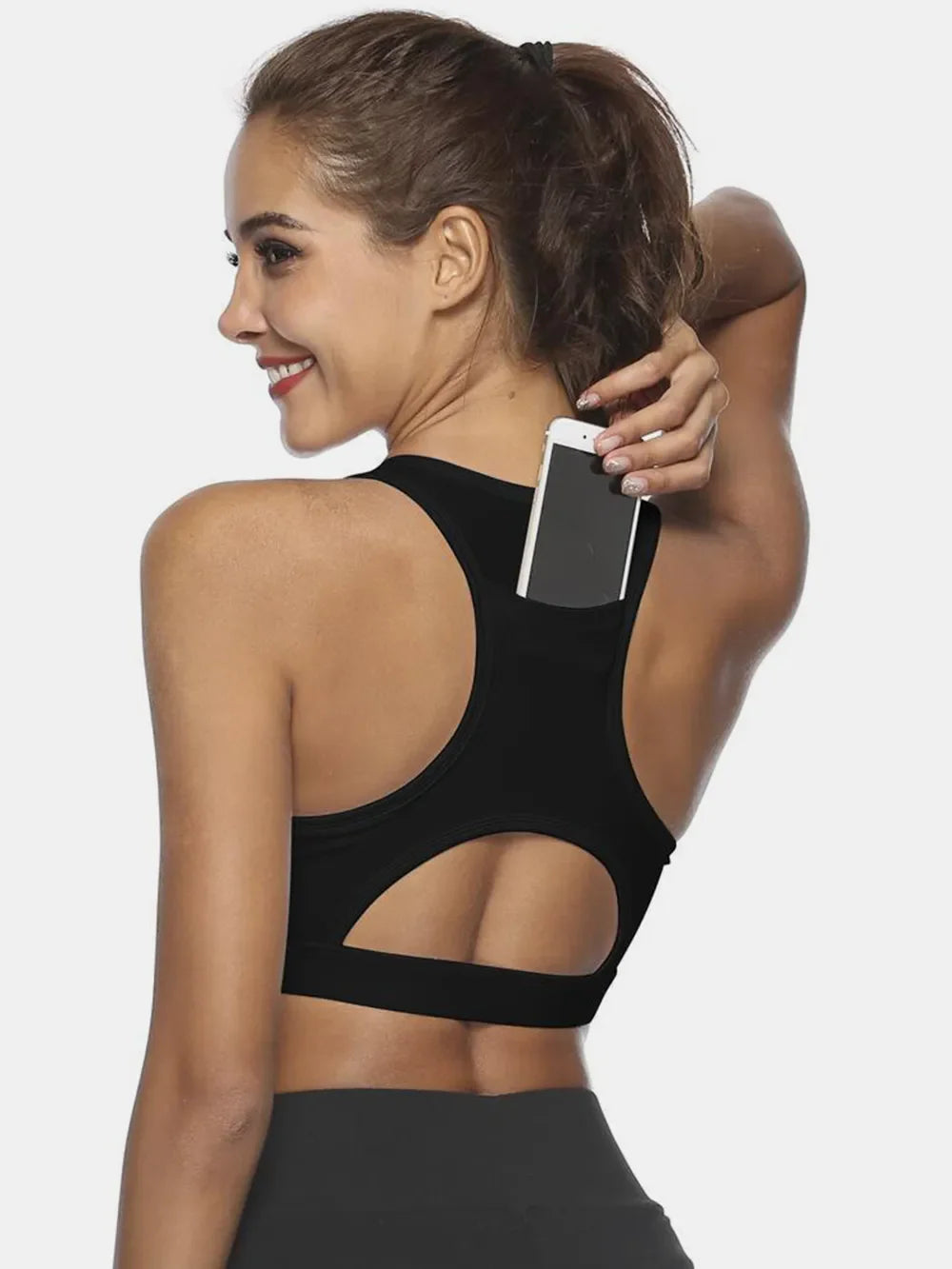 Cutout Scoop Neck Active Tank - Stylish & Comfortable Workout Top