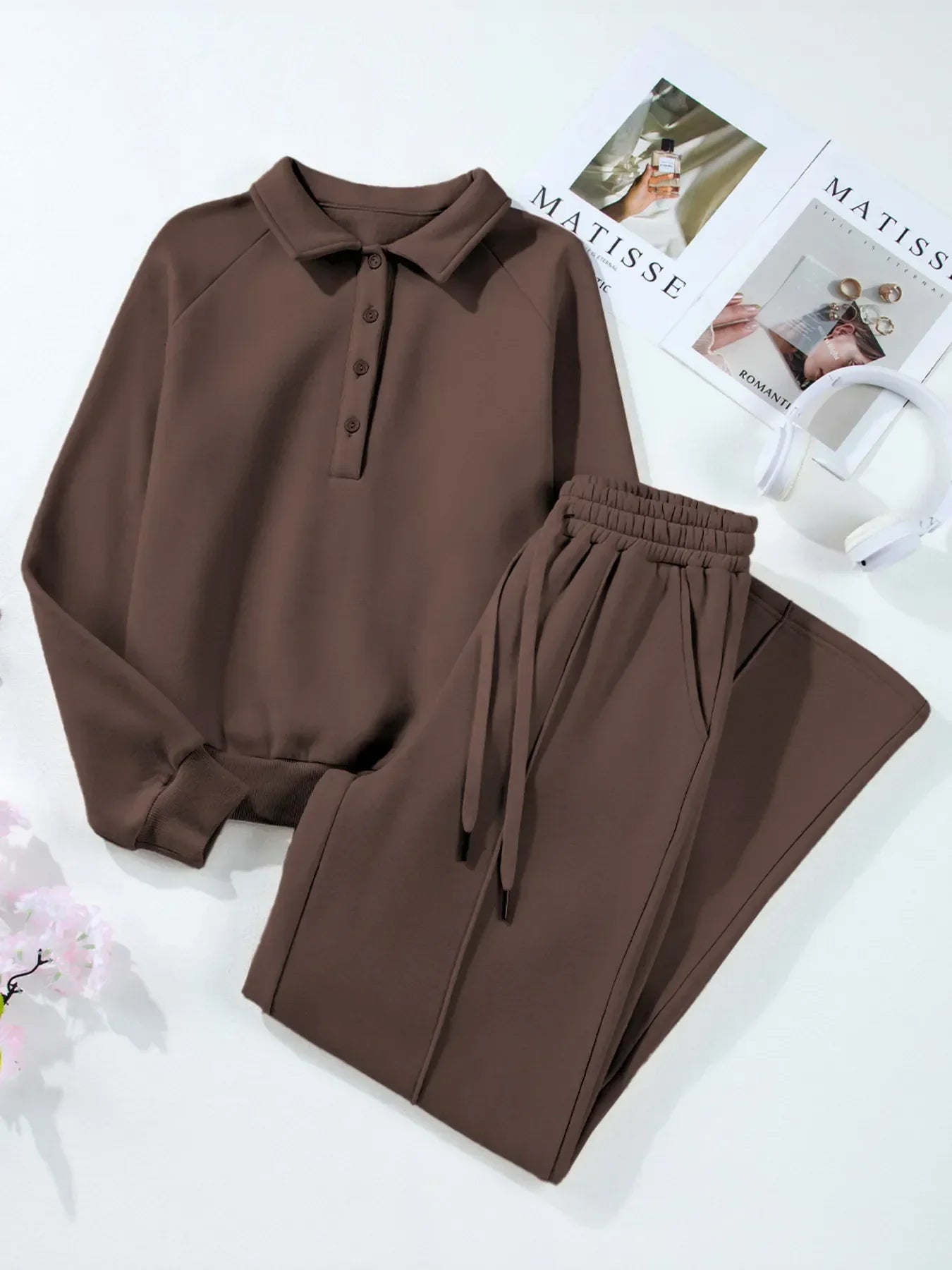 Collared Sweatshirt
