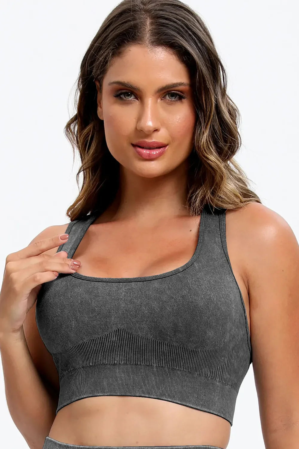 Washed Square Neck