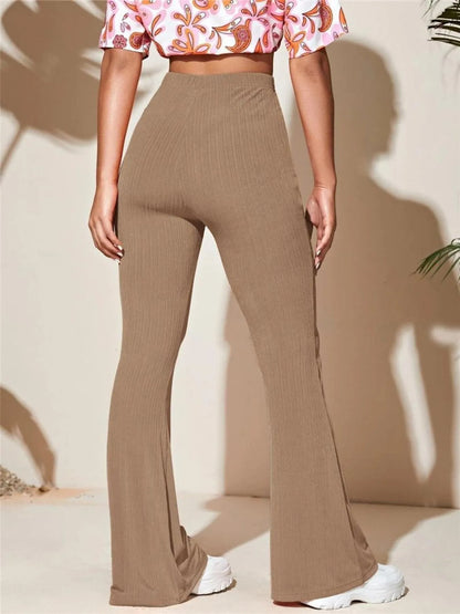 Full Size High-Waist Flare