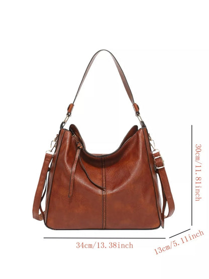 Classic PU Leather Tote