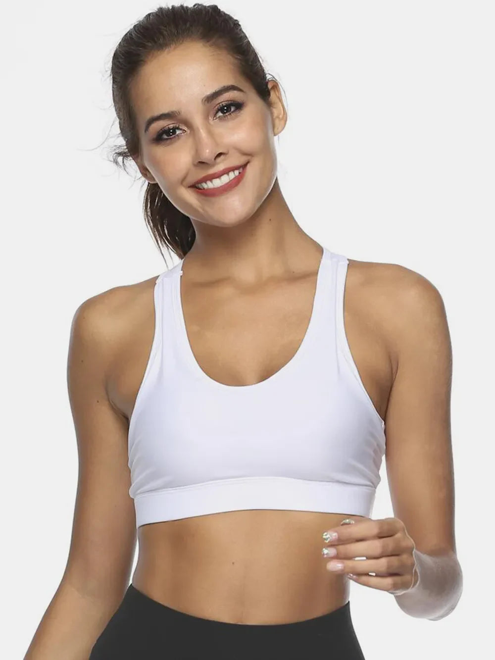 Cutout Scoop Neck Active Tank - Stylish & Comfortable Workout Top