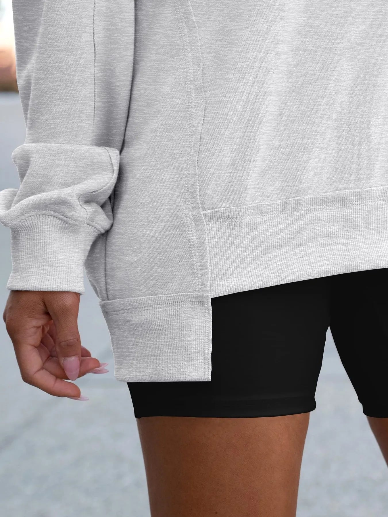 Notched Long Sleeve