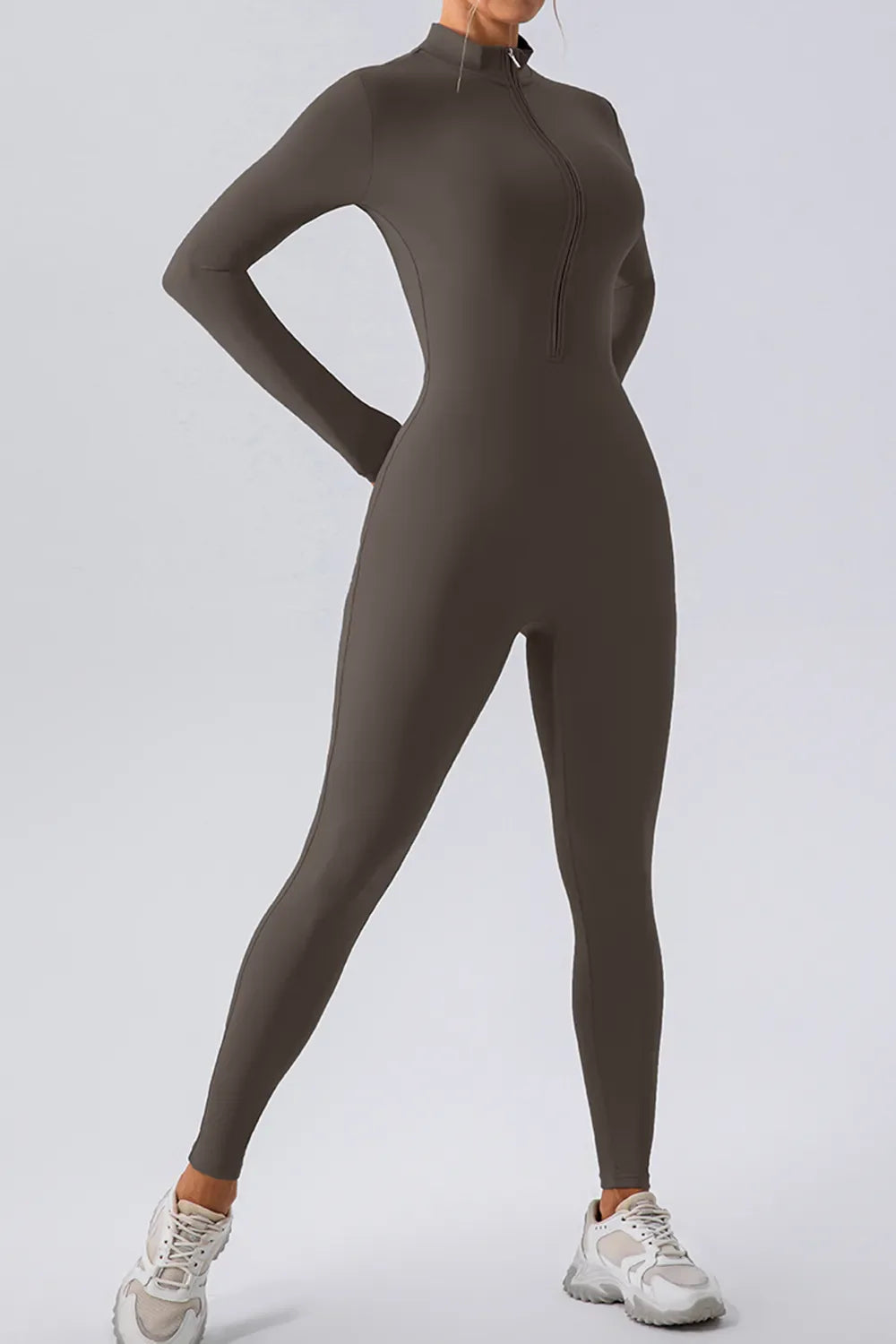 Half Zip Mock Neck
