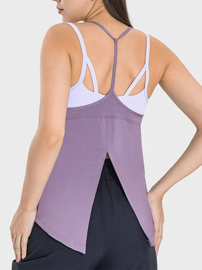 Millennia Slit Spaghetti Strap