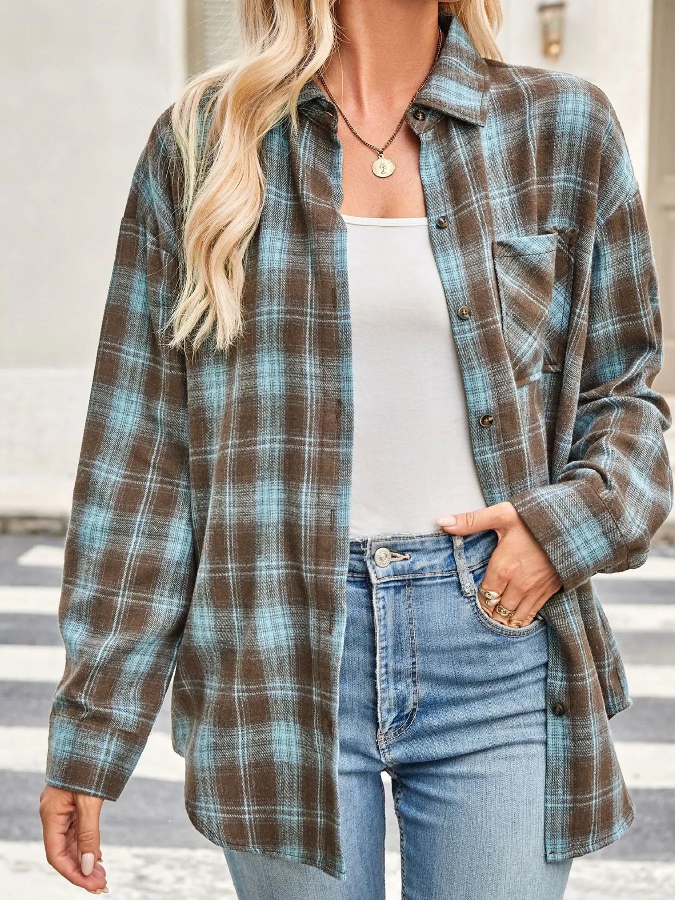 Plaid Button Up