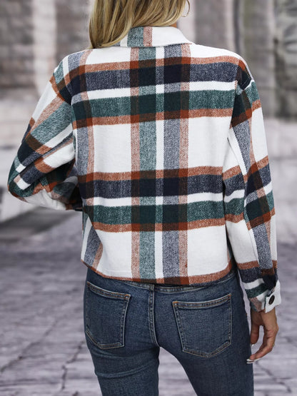 Plaid Oversized Button-Up