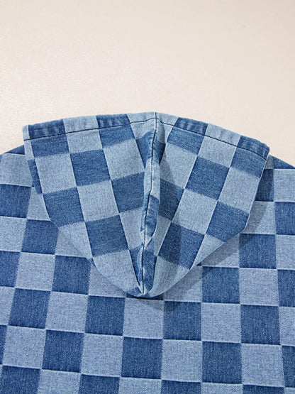 Checkered Half Zip